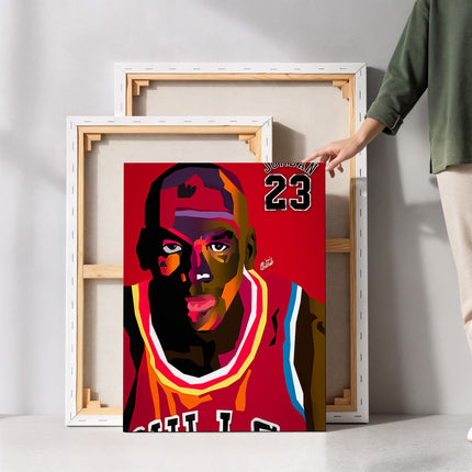 Basketball Legend Canvas Art