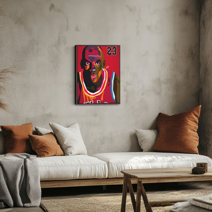 Basketball Legend Canvas Art