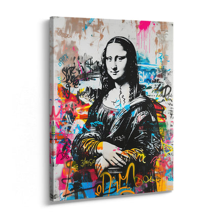 Mona Lisa Street Pop Canvas