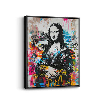 Mona Lisa Street Pop Canvas