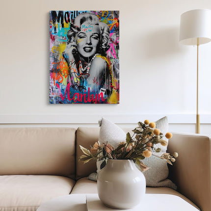 Marilyn Pop Art Canvas Art Frame