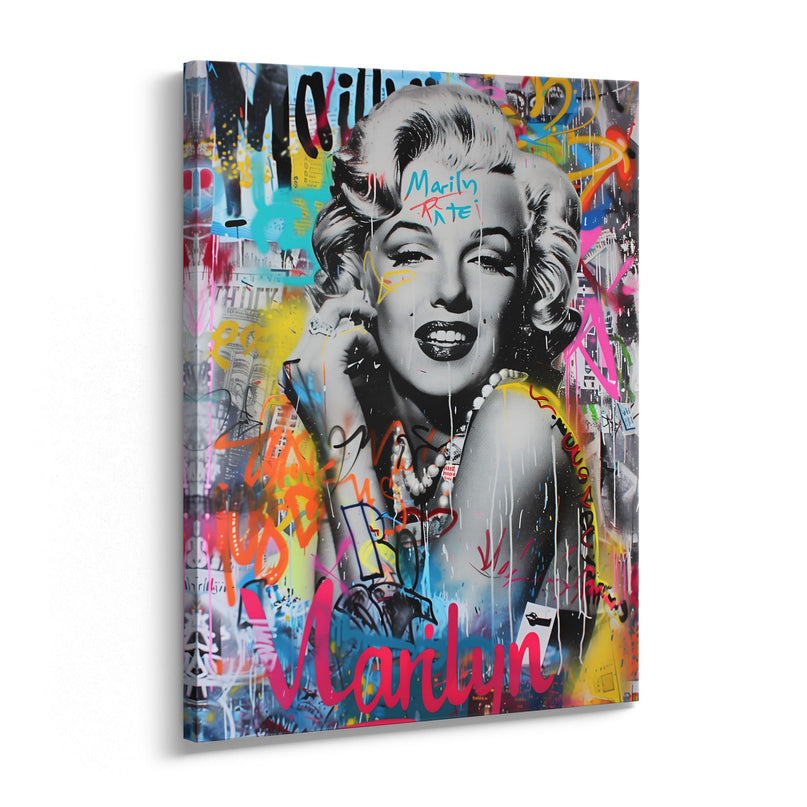Marilyn Pop Art Canvas Art Frame