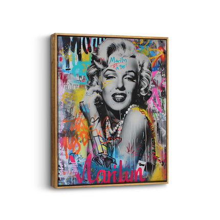 Marilyn Pop Art Canvas Art Frame