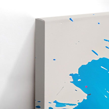 Samurai Colour Splash Canvas Art