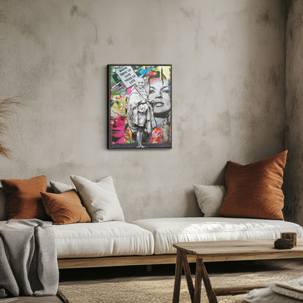 Where There Is Love Collage Canvas