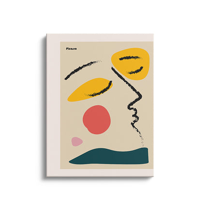 Modern Abstract Face Canvas