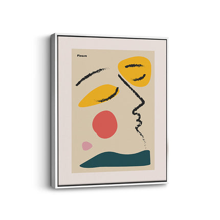 Modern Abstract Face Canvas