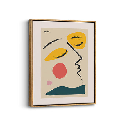 Modern Abstract Face Canvas