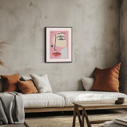 Abstract Line Canvas