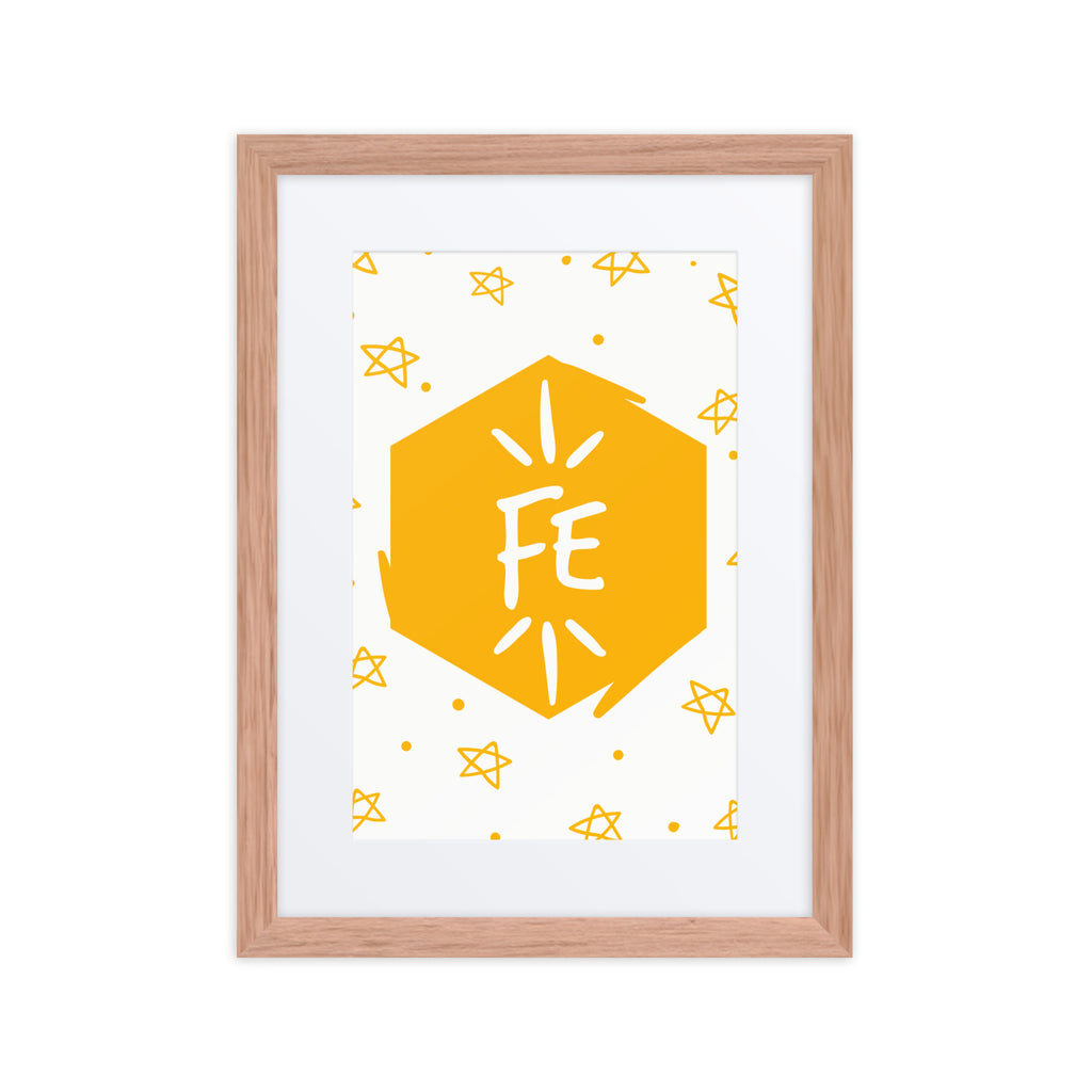 Quirky Framed Poster for Bedroom or Office Decor