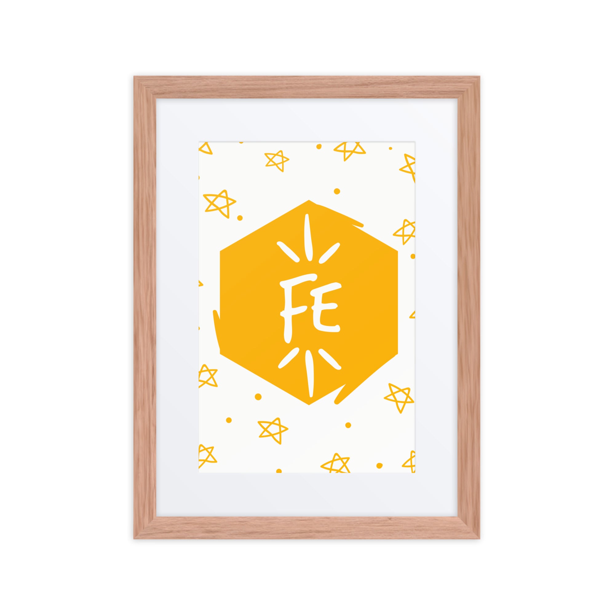 Quirky Framed Poster for Bedroom or Office Decor