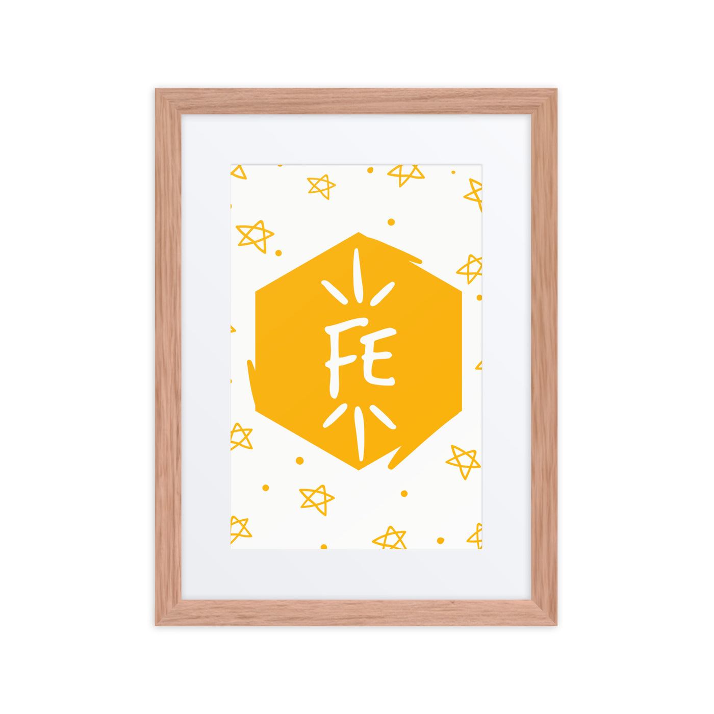 Quirky Framed Poster for Bedroom or Office Decor