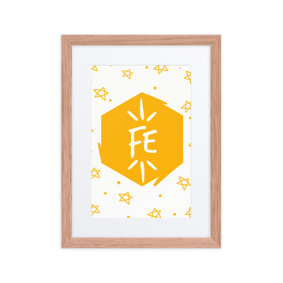 Quirky Framed Poster for Bedroom or Office Decor