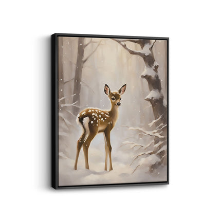 Winter Fawn Original Canvas