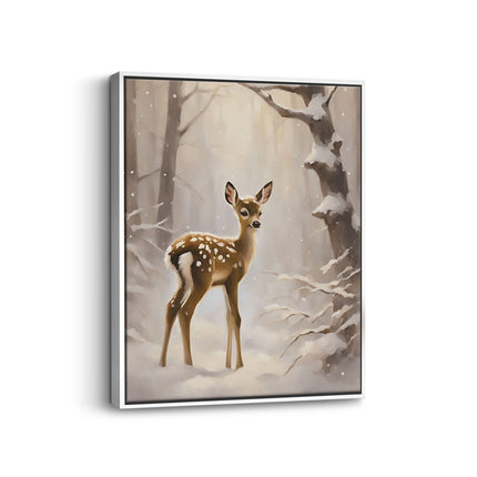 Winter Fawn Original Canvas