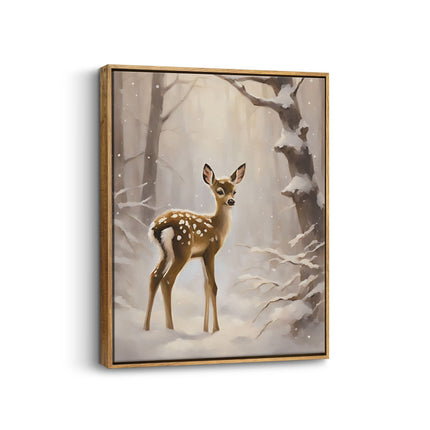 Winter Fawn Original Canvas