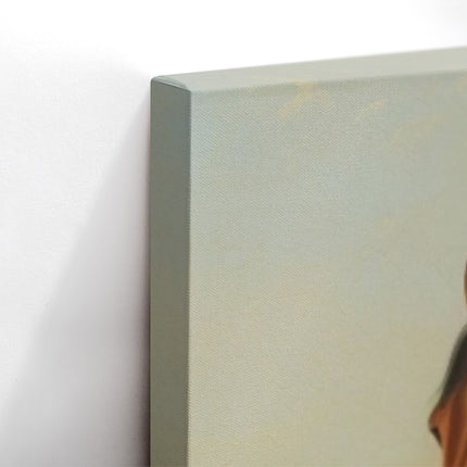 Majestic Chestnut Horse Portrait Canvas