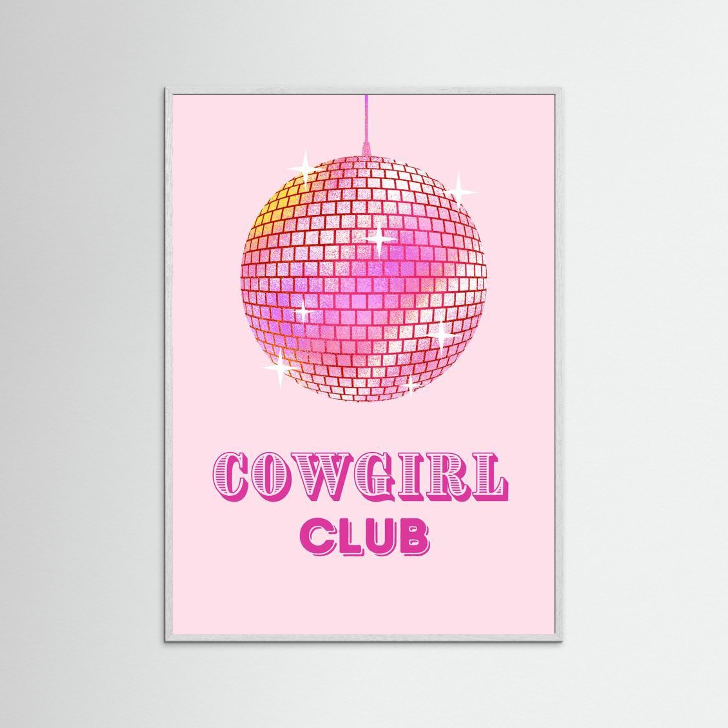 “COWGIRL CLUB” Disco Ball