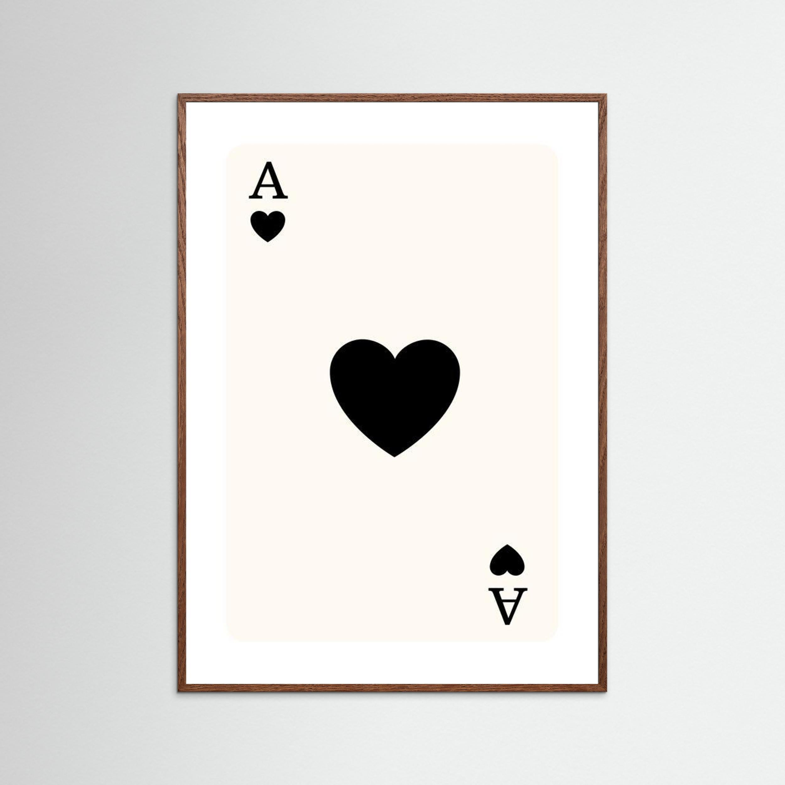 Ace of Hearts Minimal 