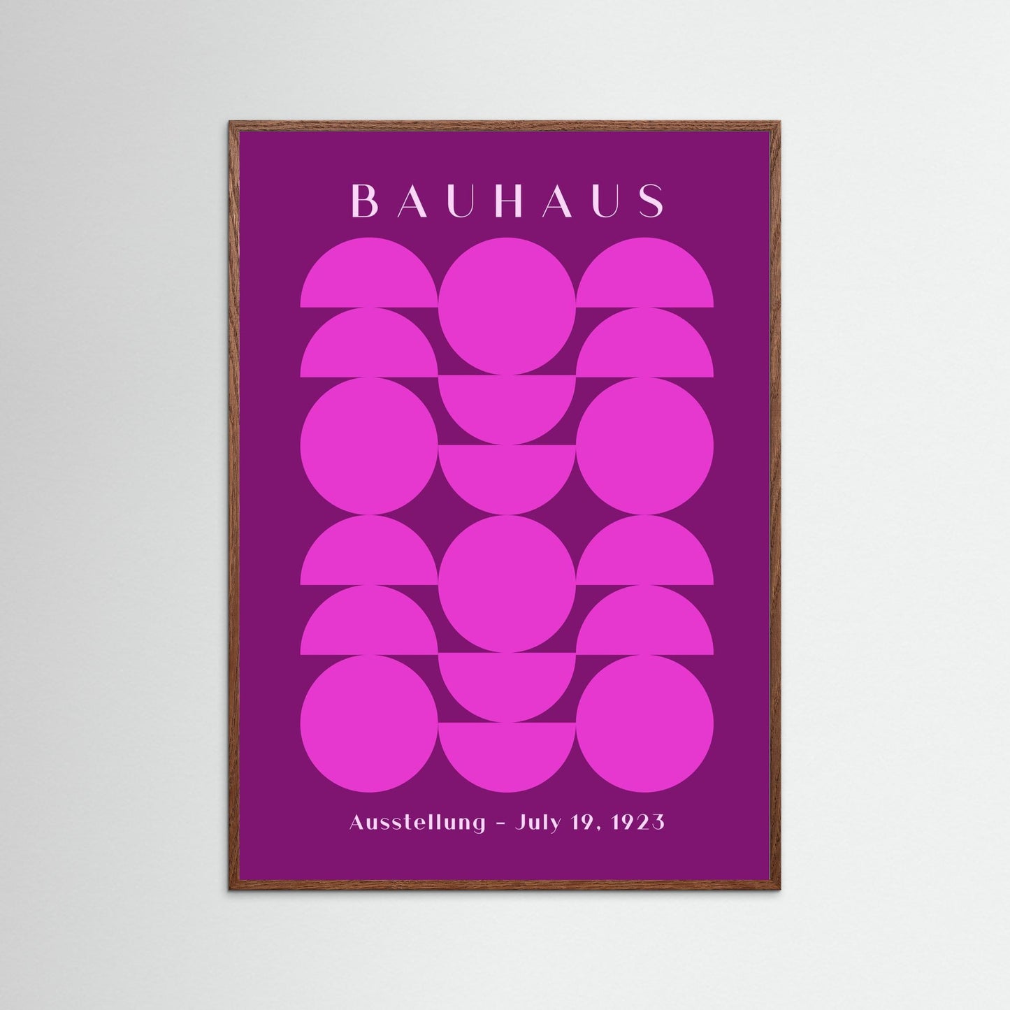 Bauhaus Purple Composition 