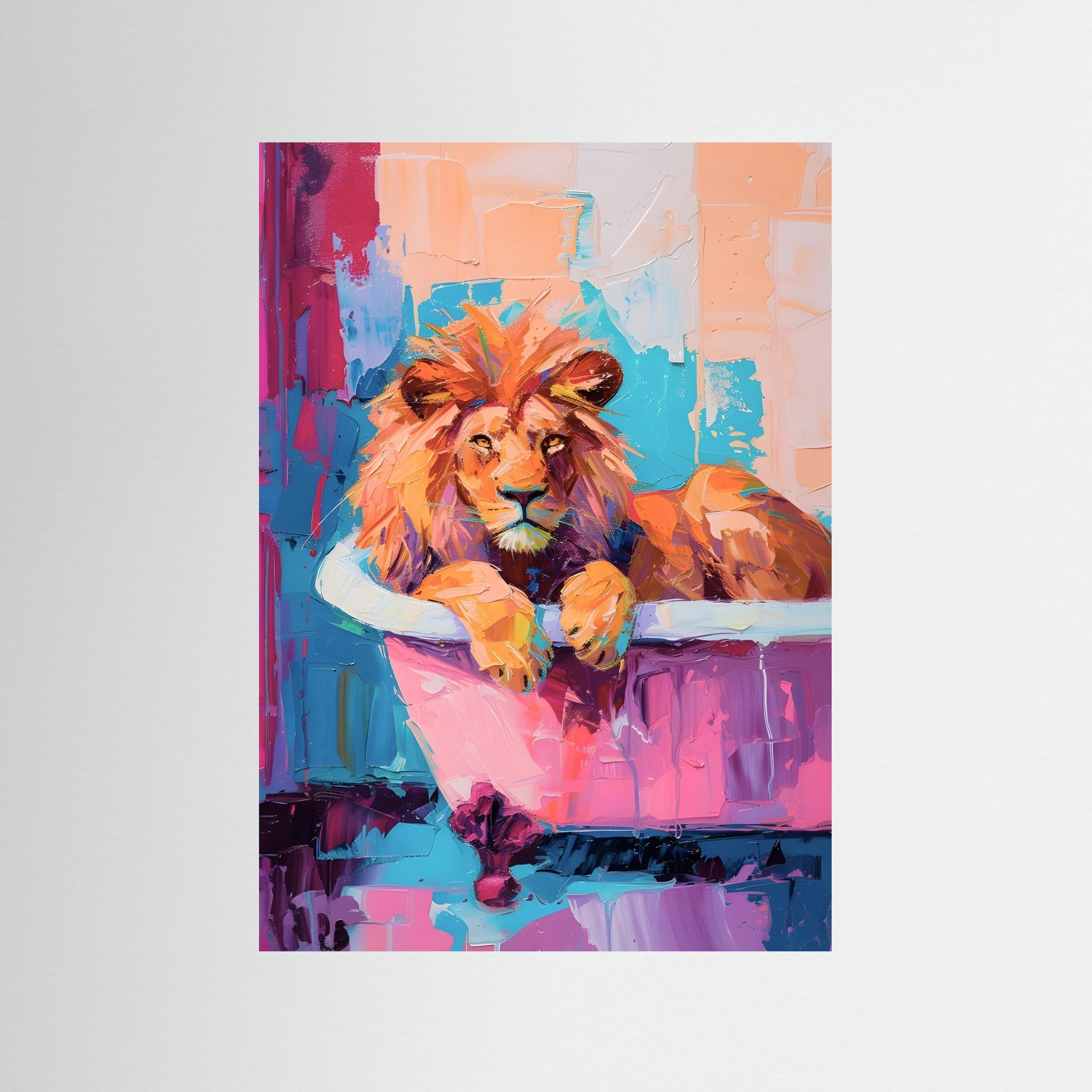 The Bathtub Lion