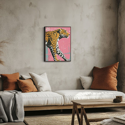 Pop Art Leopard Canvas