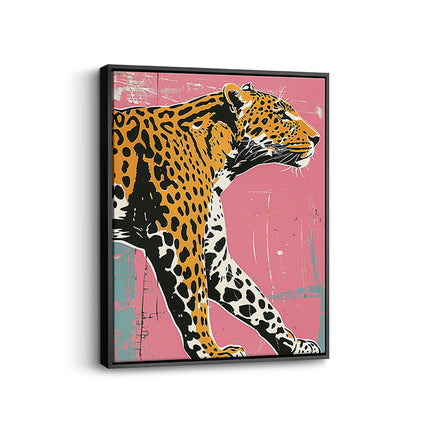 Pop Art Leopard Canvas