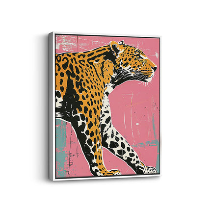 Pop Art Leopard Canvas