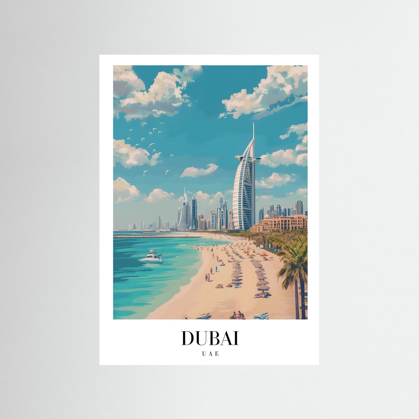 Dubai, UAE – Modern Skyline Beach 