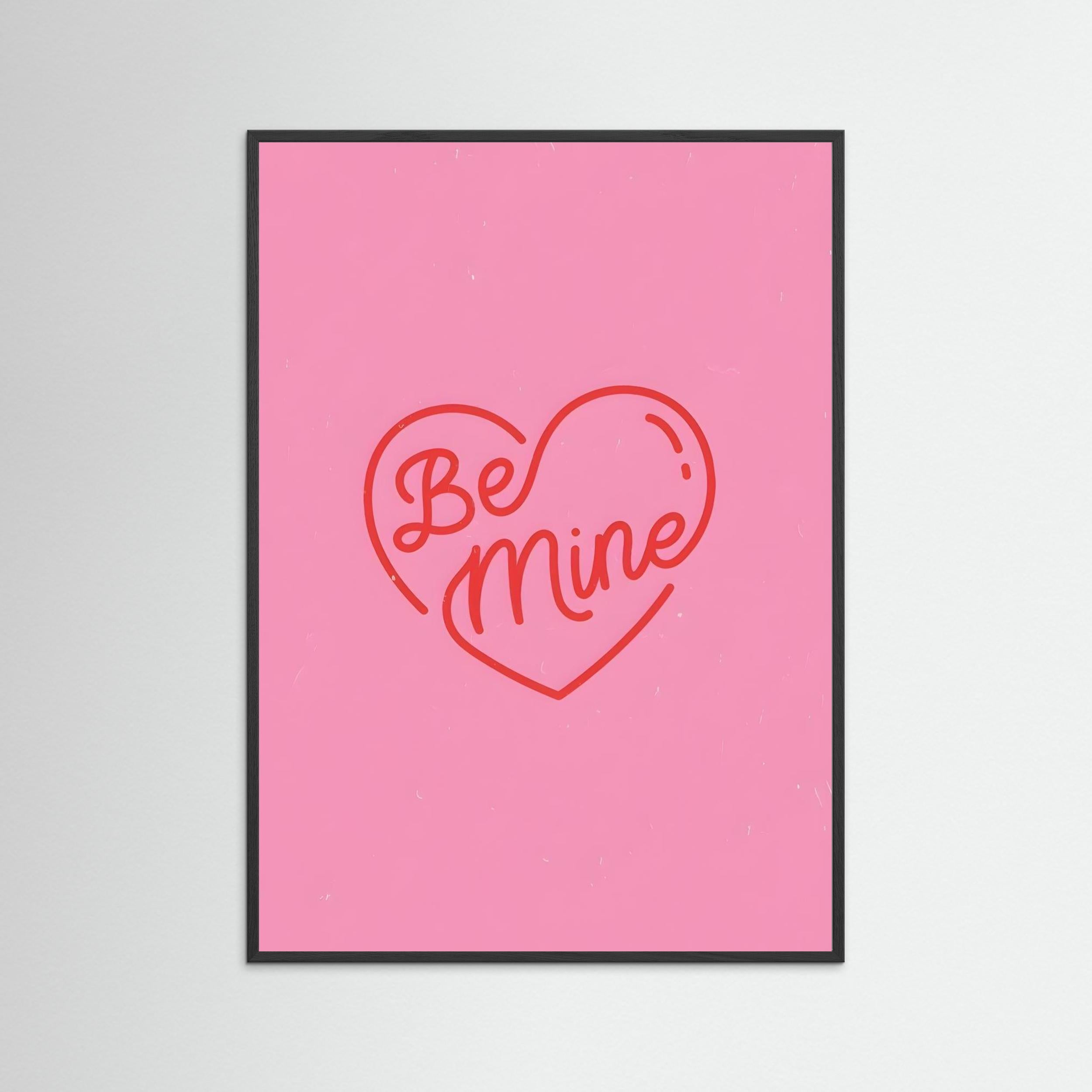 “Be Mine” Heart Script 