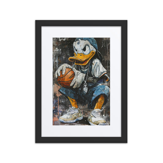 hoops king basketball digital poster art