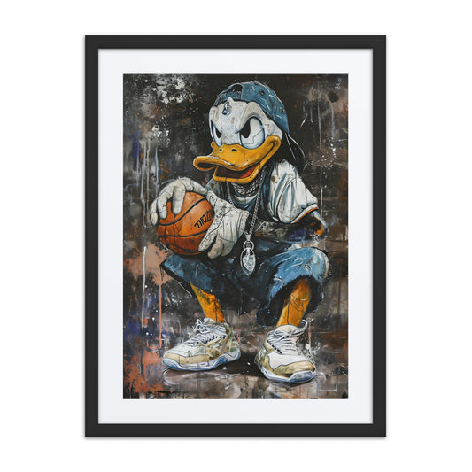 hoops king basketball wall art print