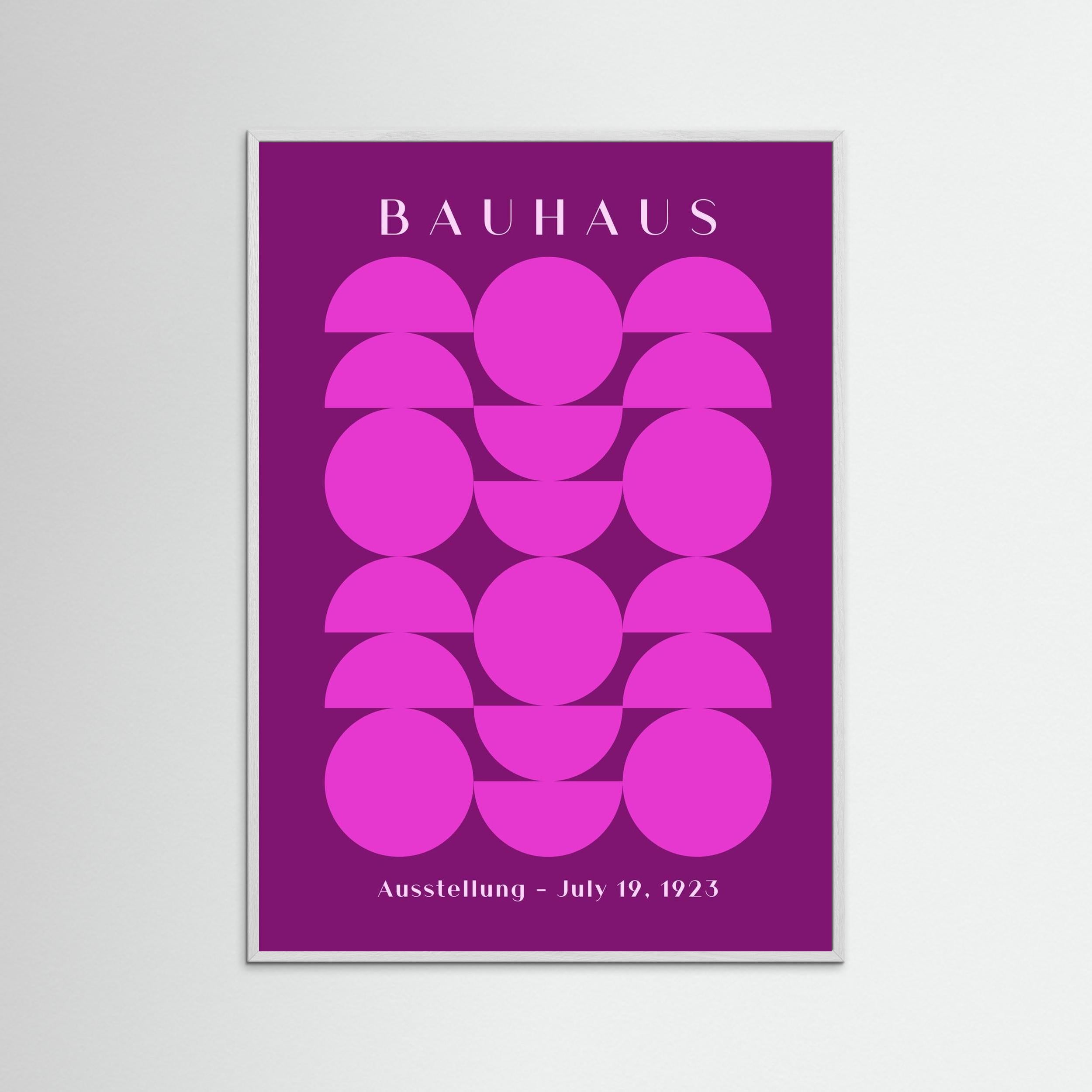 Bauhaus Purple Composition 