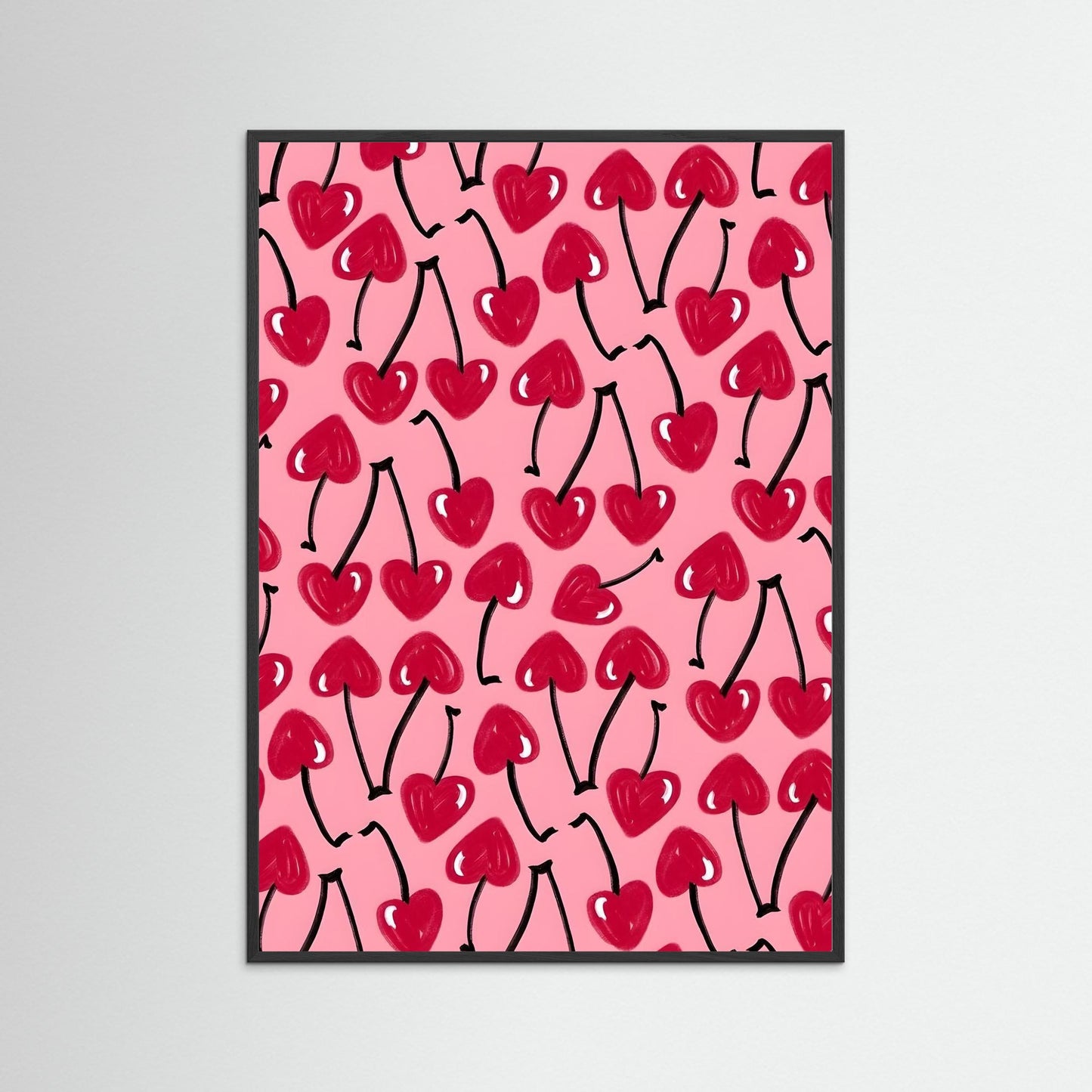 Heart Cherry Pattern