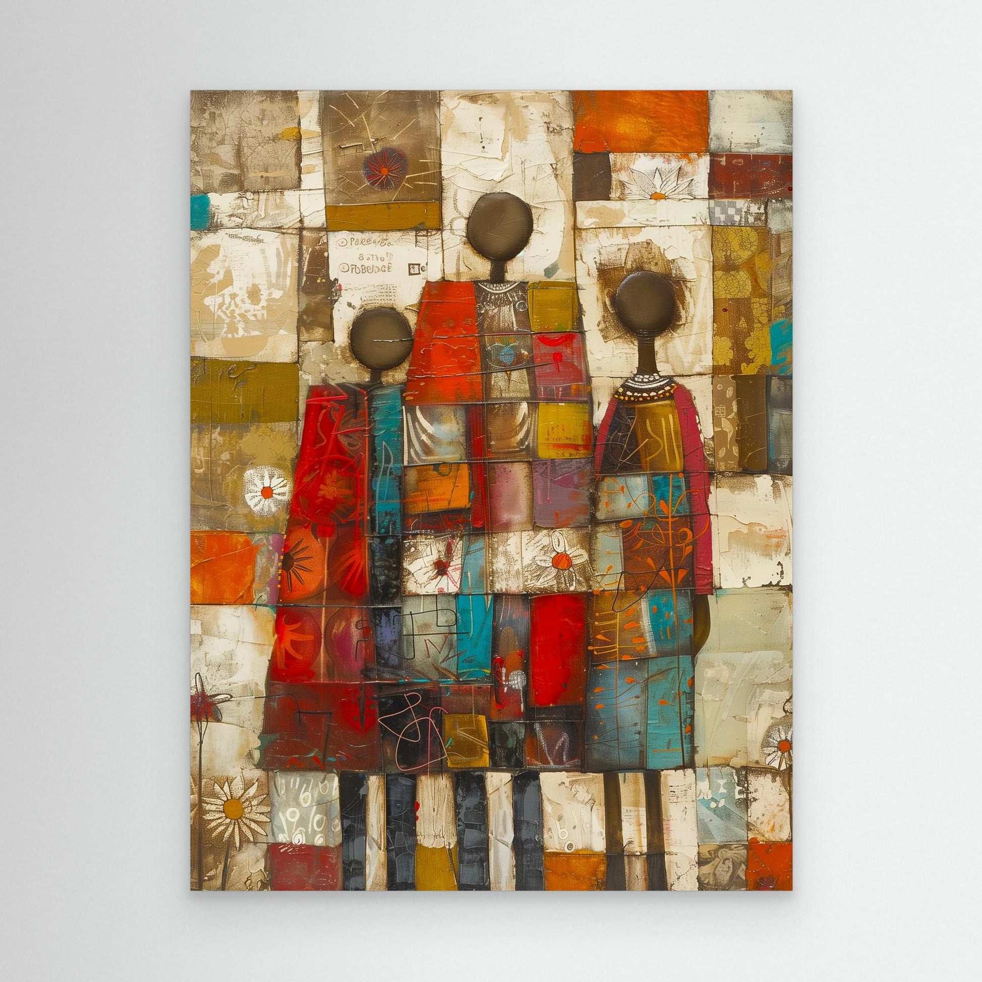 Cultural Harmony – Framed Canvas Wall Art