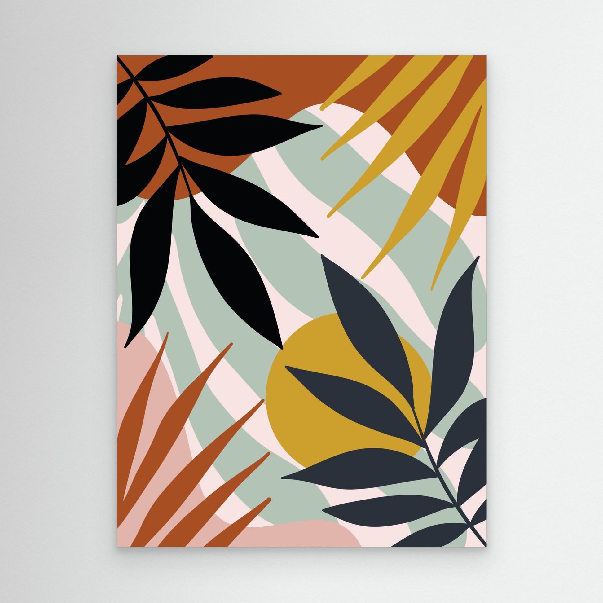 Vibrant Tropics – Framed Canvas Wall Art