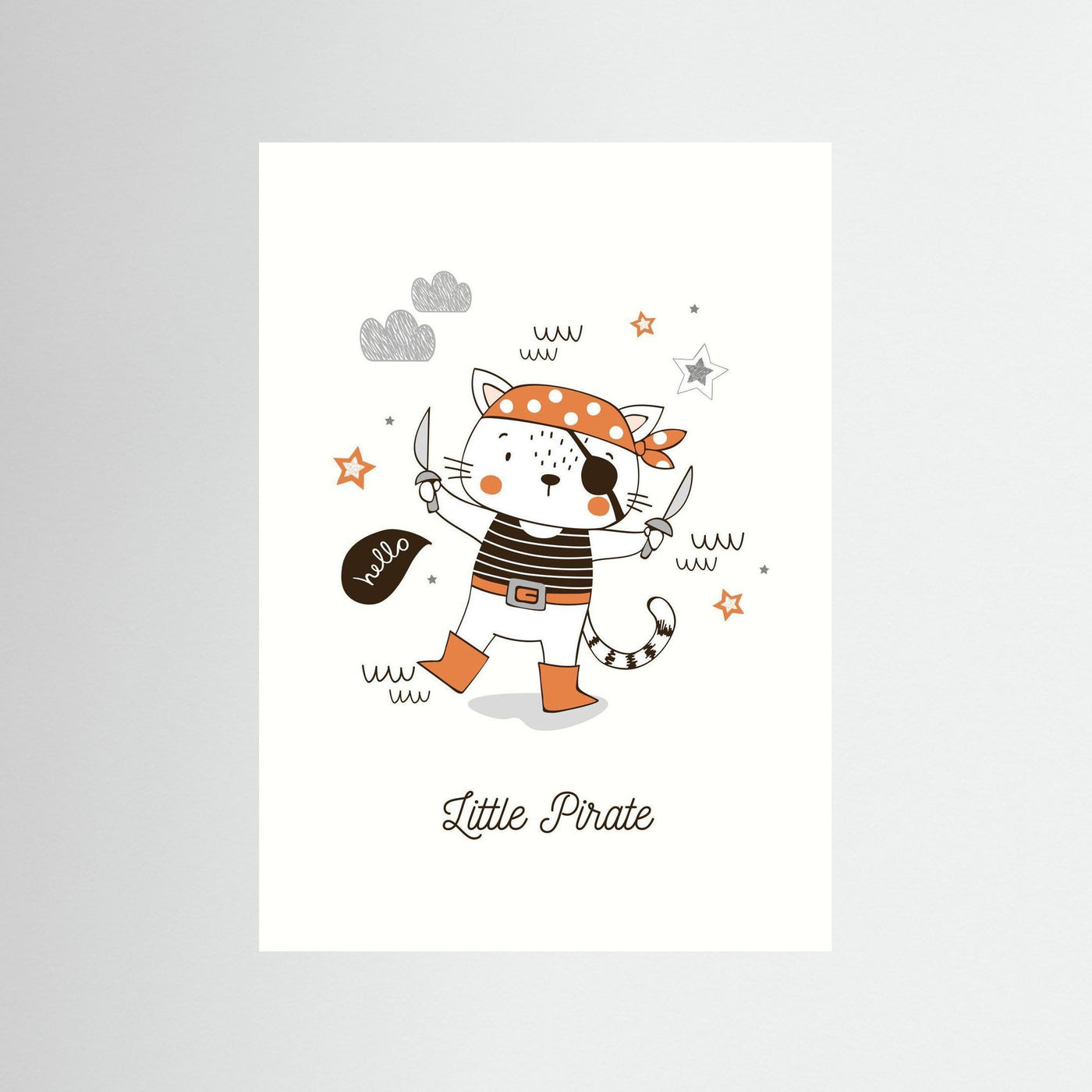 Adventurous Cat Pirate