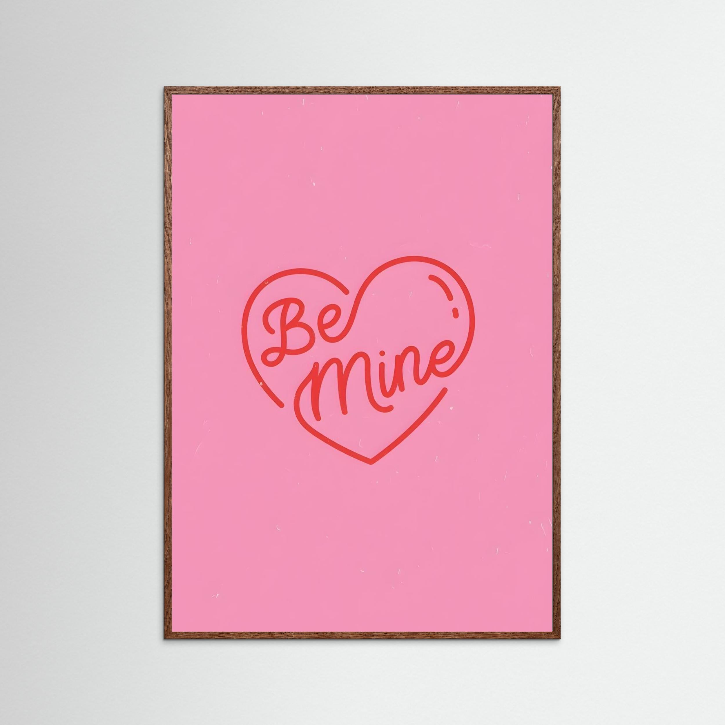 “Be Mine” Heart Script 