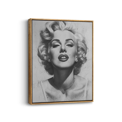 Monochrome Glamour Portrait Canvas