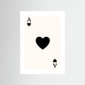 Ace of Hearts Minimal 