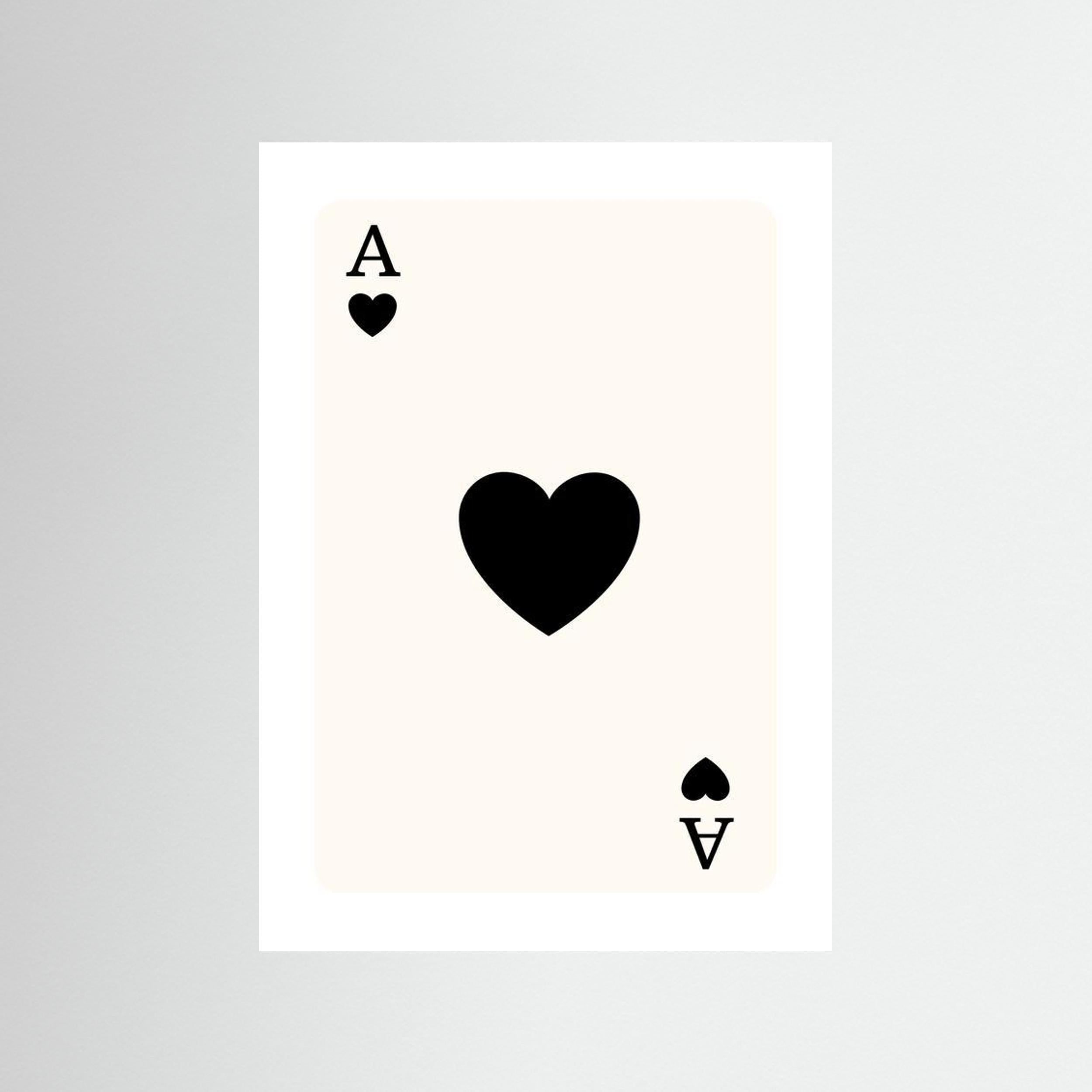 Ace of Hearts Minimal 