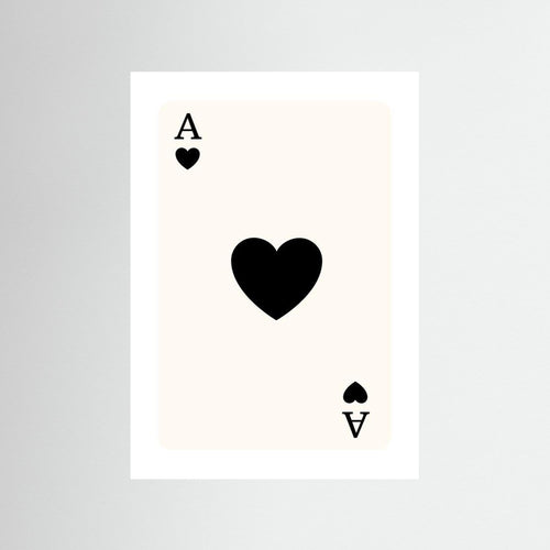 Ace of Hearts Minimal 