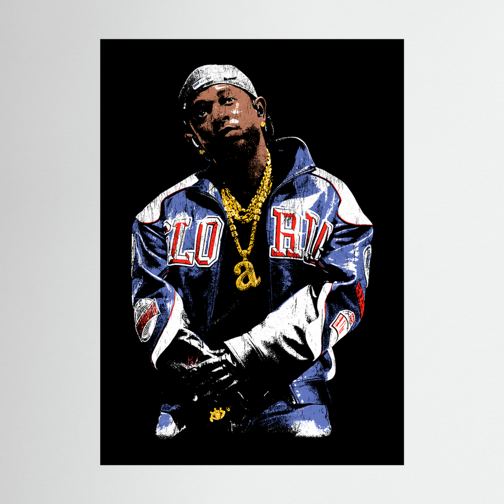 Midnight Icon | Black Hip-Hop Portrait Print