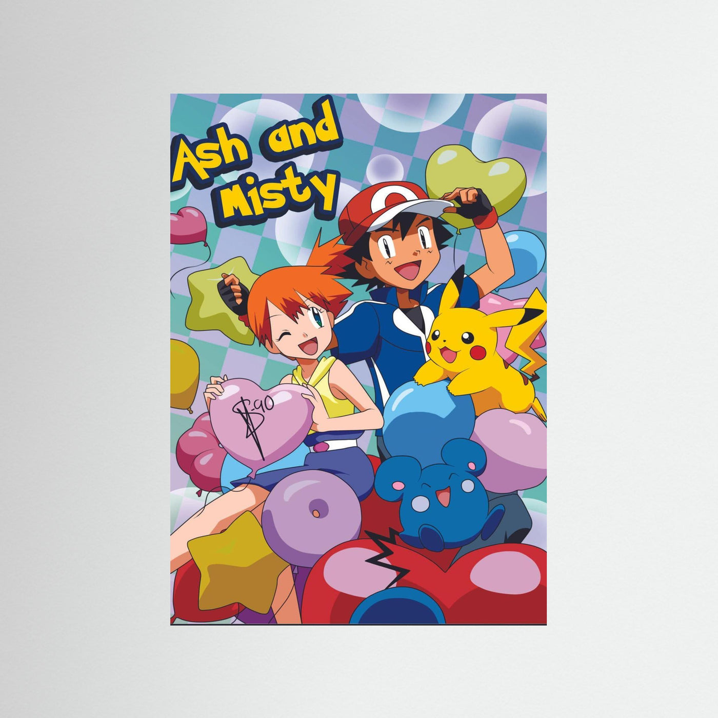 Dynamic Duo - Ash And Misty Poster Art Frame