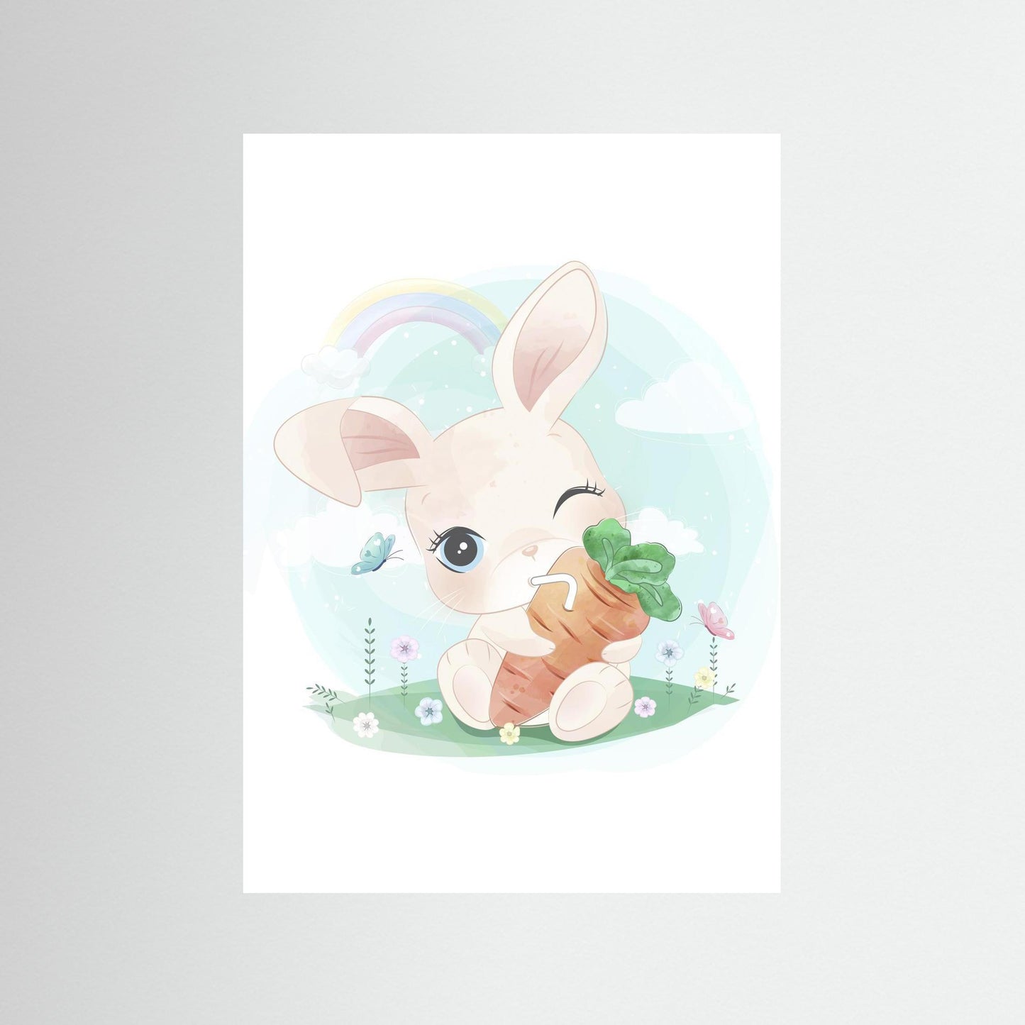 Bunny & Carrot Charm