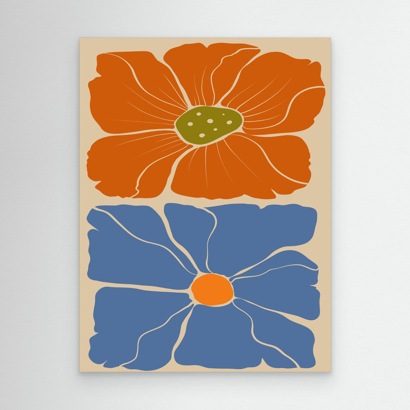 Duo Bloom – Canvas Wall Art