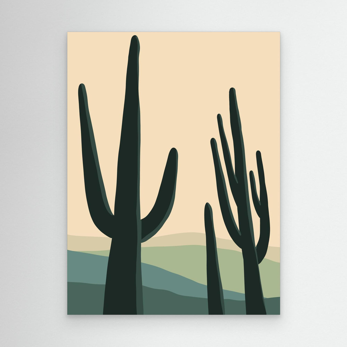 Desert Serenity – Framed Canvas Wall Art