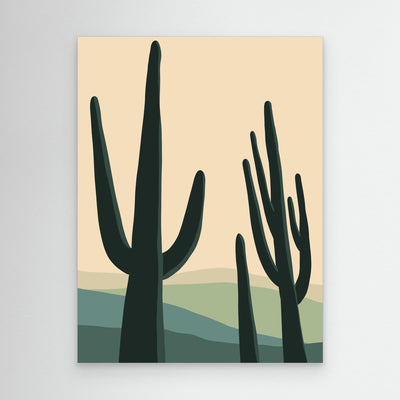 Desert Serenity – Framed Canvas Wall Art