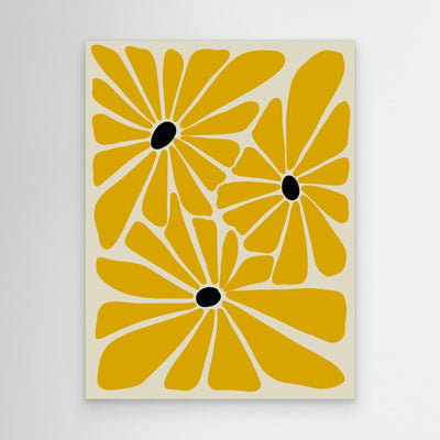 Golden Elegance – Framed Canvas Wall Art