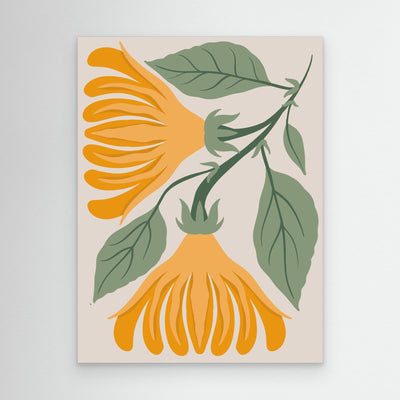 Sunflower Symphony – Framed Canvas Wall Art